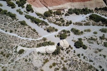 Aufnahme Drohne im Red Rock Canyon