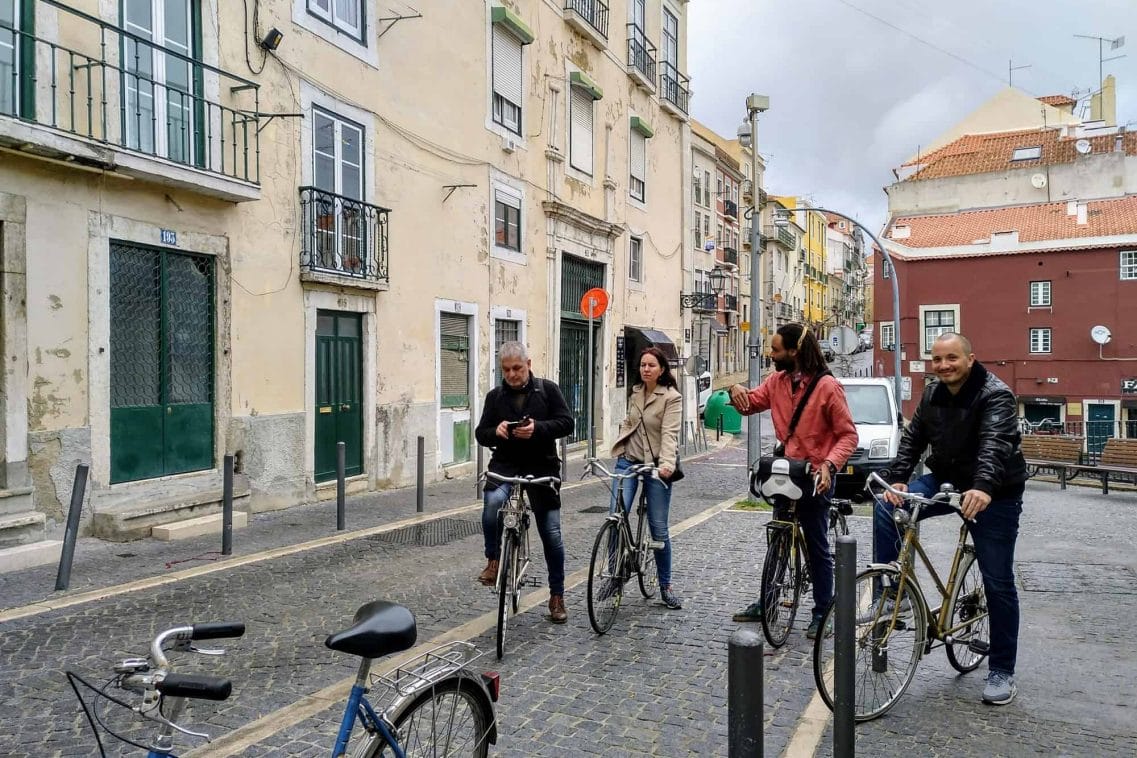 Retro Fahrradtour Lissabon Portugal