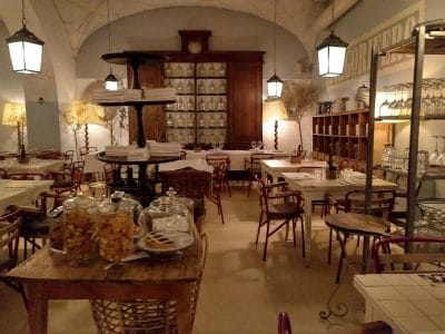 Restaurant Angelina Innenraum in Rom Italien