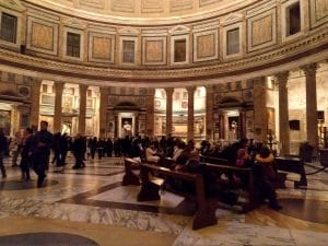 Innensicht Pantheon in Rom Italien