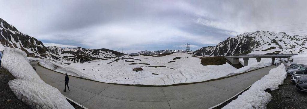 Panorama Gotthardpass Schweiz