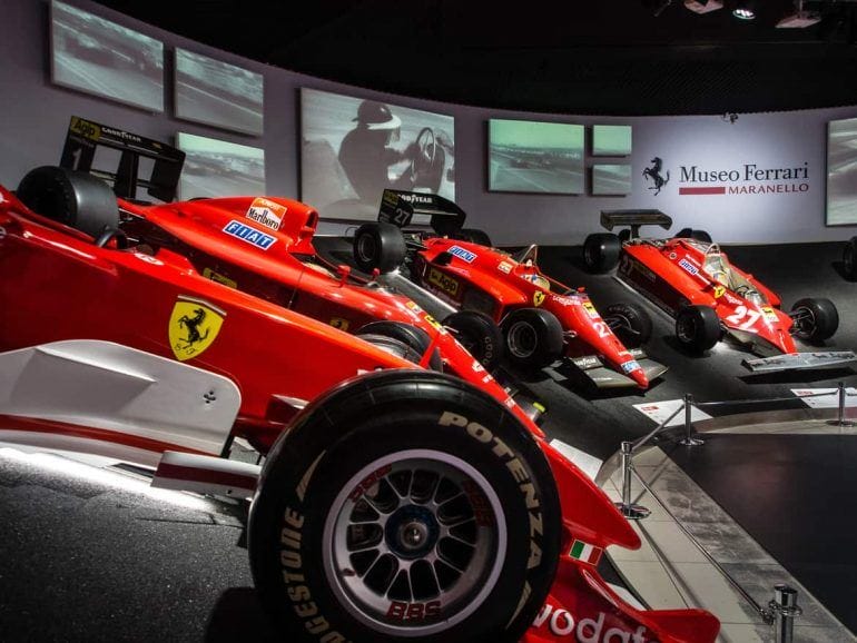 Ferrari Museum in Maranello Italien