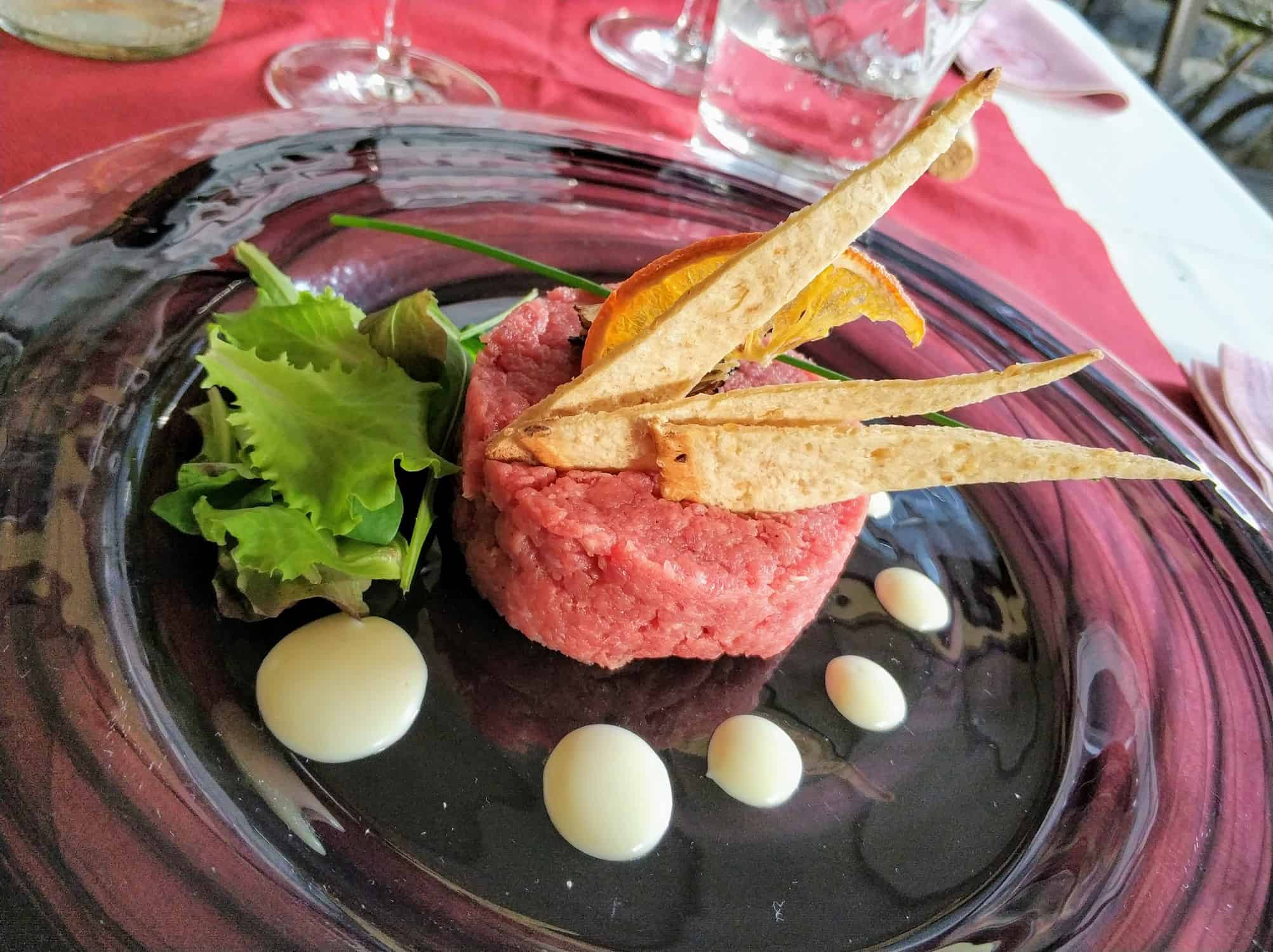 Vorspeise Al Prato Restaurant Lago di Como Italien