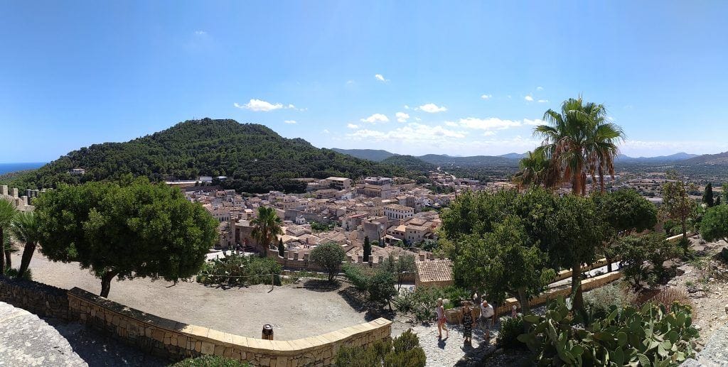 Panorama Capdepera Burg auf Mallorca