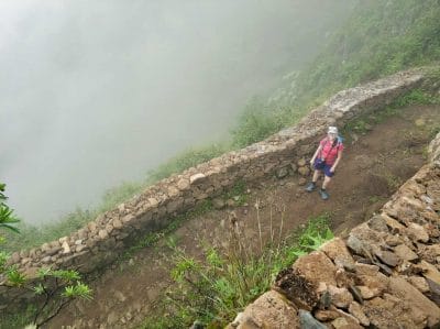 Trail hinab durch das Paul Tal auf Santo Antao Kapverden