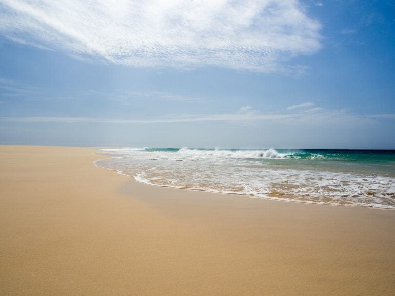 Santa Monica Beach auf Boa Vista Kapverden