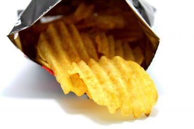 Kartoffel-Chips Packung