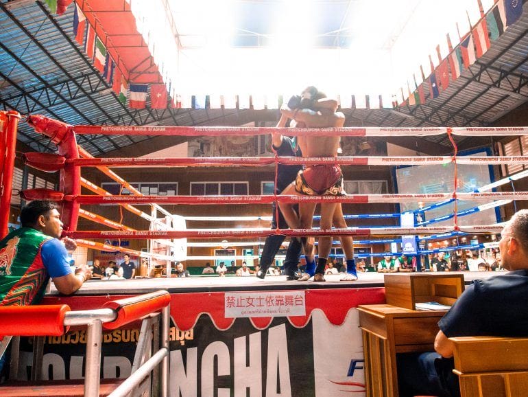 Boxkampf auf Koh Samui Thailand