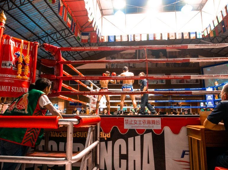 Boxkampf auf Koh Samui Thailand