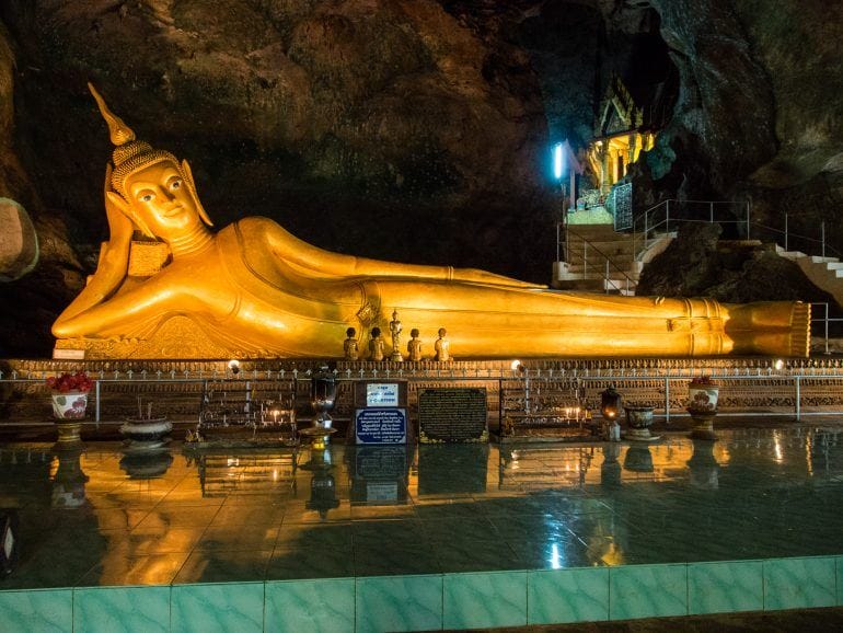 Wat Suwan Kuha Buddha Statue Thailand