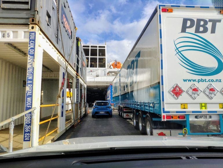 Interislander Ferry Wellington Neuseeland